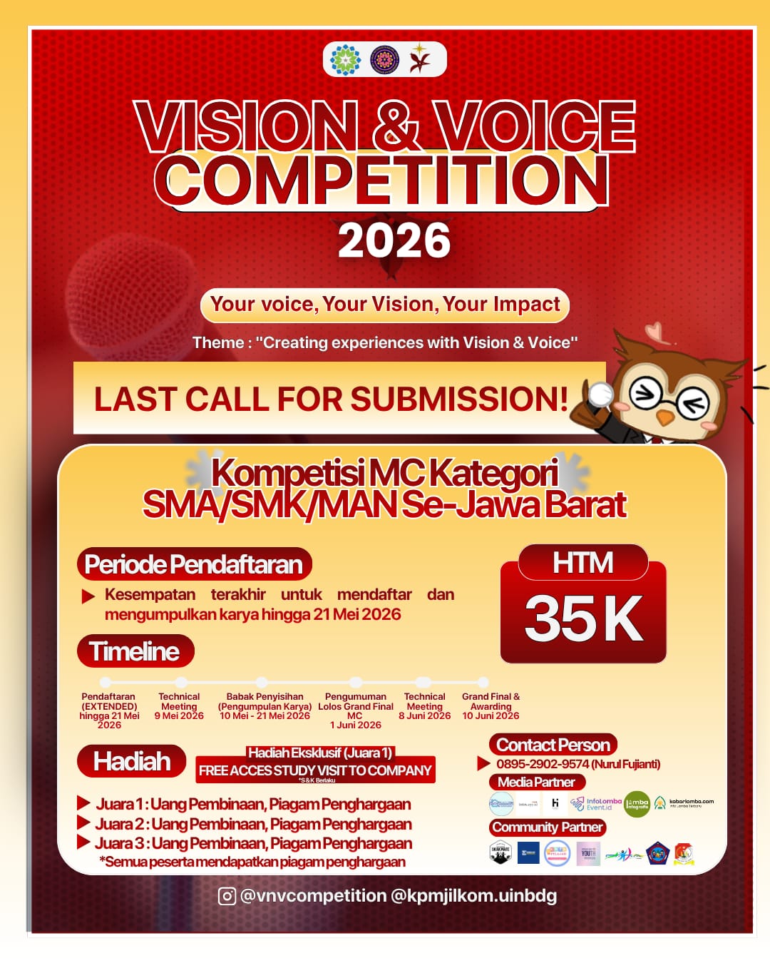 VISION & VOICE COMPETITION 2026